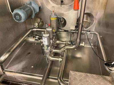 Overview picture of Alfa laval pneumatic valve station